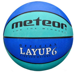 METEOR Piłka Do Koszykówki Kosza LAYUP Rozmiar 6