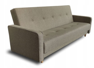 WERSALKA KANAPA SOFA ADAM beż rozkładana na nogach