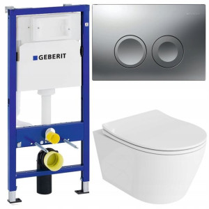 Geberit Delta Stelaż Zestaw Podtynkowy Wc Chrom