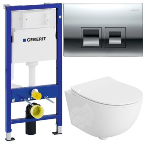 Geberit Delta Stelaż Zestaw Podtynkowy Wc Chrom