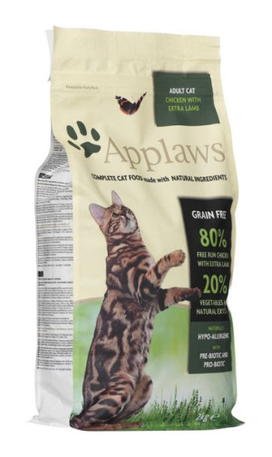 APPLAWS CAT Kurczak i Jagnięcina - karma dla kotów z wysoką zawartością mię
