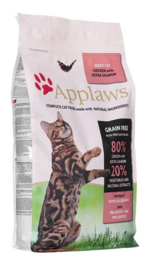 APPLAWS CAT Kurczak i Łosoś - karma dla kotów z wysoką zawartością mięsa -