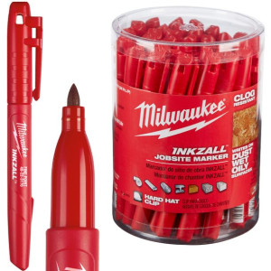Marker czerwony fine point INKZALL MILWAU (opk36)