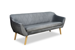szara kanapa Scandi sofa skandynawska 180 cm dwuosobowa Venasi Meble