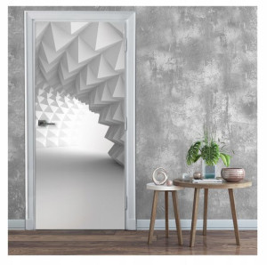 Fototapeta Na Drzwi 3D TUNEL Do Kuchni Łazienki