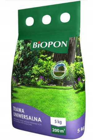 Trawa Uniwersalna Nasiona Biopon 1 Kg Na 200 M²
