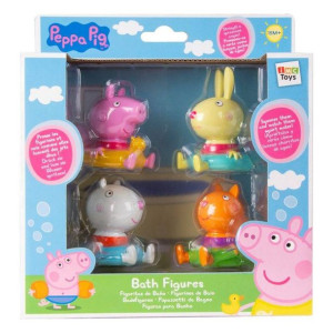Świnka Peppa 4w1 Figurki Do Kąpieli +przyjaciele Peppy