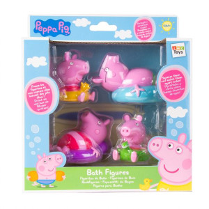 Świnka Peppa 4w1 Do Kąpieli Figurki Peppy George Tata Mama