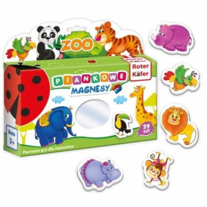 ZOO Zwierzęta zwierzątka piankowe MAGNESY 29 SZTUK