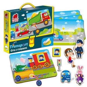 GRA Z RZEPAMI Transport rzepy dla dzieci czepy