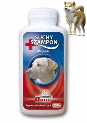 Suchy Szampon Regeneracyjny Beno Dla Psa 250ml