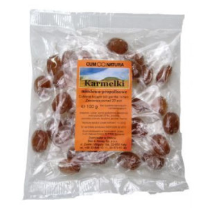 Karmelki miodowo-propolisowe 100 g PREZENT miód
