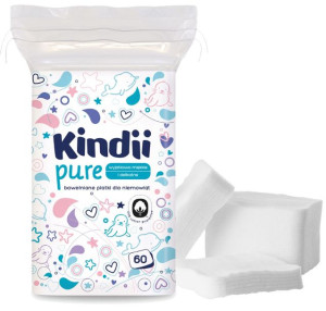 Cleanic Kindii Pure Płatki Kosmetyczne Niemowląt