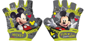Rękawiczki rowerowe rower hulajnogę Disney Myszka Mickey zielone