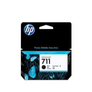 Tusz HP czarny HP 711, HP711 CZ129A, 38 ml