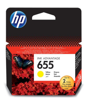 Tusz HP żółty HP 655, HP655 CZ112AE, 600 str.