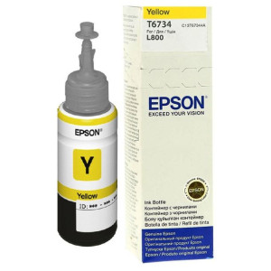 EPSON Tusz Żółty T67344A C13T67344A, 6400 str., 70 ml