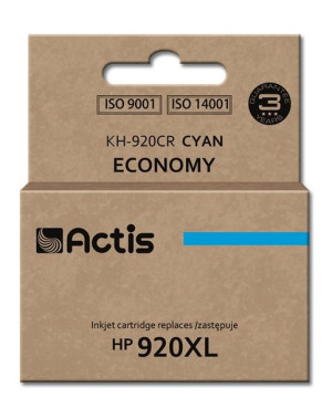 Tusz ACTIS KH-920CR (zamiennik HP 920 XL CD972AE  Standard  12 ml  niebiesk