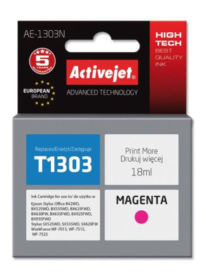 Tusz Activejet AE-1303N (zamiennik Epson T1303  Supreme  18 ml  czerwony)