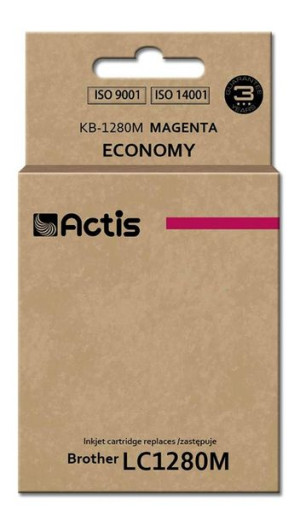 Tusz ACTIS KB-1280M (zamiennik Brother LC1280M  Standard  19 ml  czerwony)