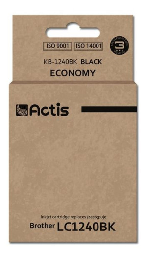 Tusz ACTIS KB-1240Bk (zamiennik Brother LC1240BK/LC1220BK  Standard  19 ml