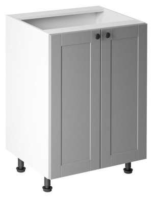 Szafka dolna 60 LINEA D60 Biały + Grey