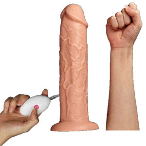 Wibrator Obromne Masywne Dildo z przyssawką 28 cm Lovetoy