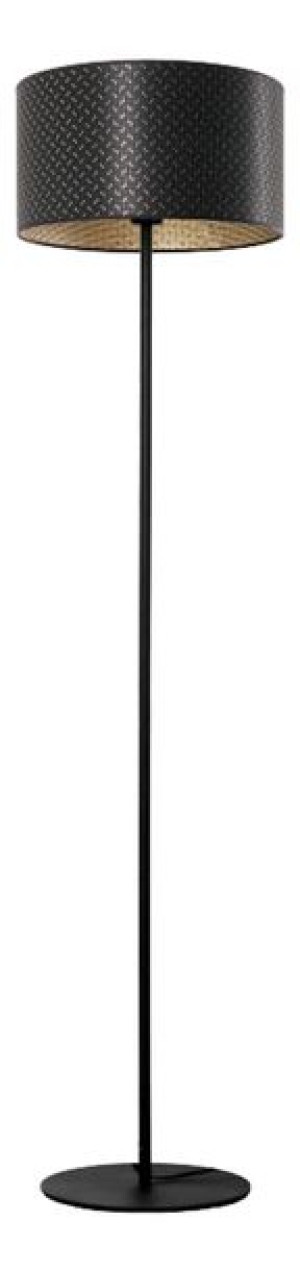 Lampa Podłogowa Ares A Do Salonu Czarna Złota Glamour