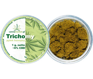 Kief Trichomy Pyłek konopny CBD 6% CERTYFIKAT 1g