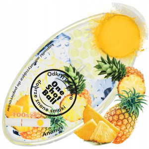 Kulki kapsułki do papierosów smakowe ananas 100szt