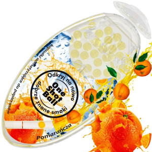 Kulki kapsułki do papierosów smakowe pomarańczowe