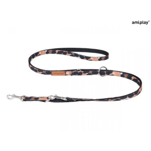 Amiplay Smycz 6 w1 Safari Panterka 100 - 200 cm Rozmiar M