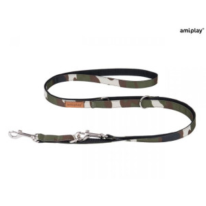 Amiplay Smycz 6 w 1 Adventure Moro 100 - 200 cm Rozmiar M