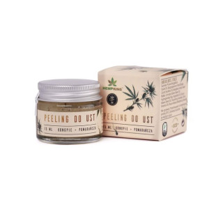 Konopny peeling do ust z CBD (15 ml)