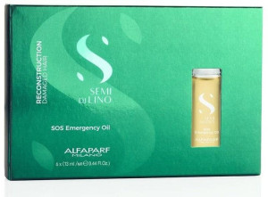 Alfaparf Semi Di Lino Reconstruction SOS Emergency Oil/ Olejek Regeneracyjn