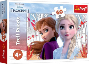 Trefl - Puzzle 60 - Frozen - Zaczarowany Świat Anny I Elsy - 17333