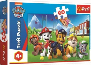 Trefl - Puzzle 60 El - Patrol Na Polanie - Psi Patrol - 17375