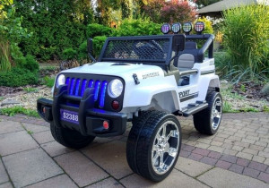 Mega Jeep Sunshine, Napęd 4x4, 2x12v ,wolny Start/ Miękkie Koła, Bluetooth