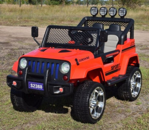Mega Jeep Sunshine, Napęd 4x4, 2x12v, Wolny Start/ Miękkie Koła, Bluetooth,