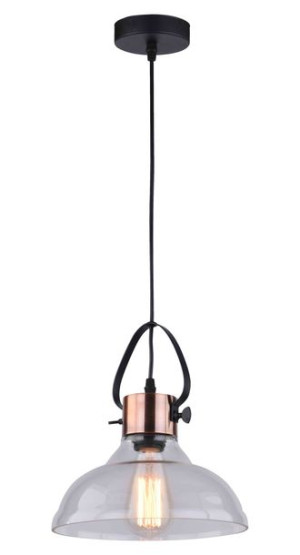 Lampa Wisząca Pavia Loft do Kuchni Szklana