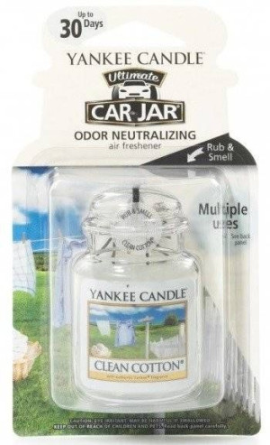 Yankee Candle Ultimate Clean Cotton Car Jar