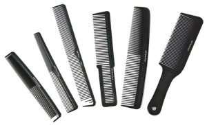 Fox Professional Nano Zestaw Grzebieni w Etui Jeans 6 sztuk