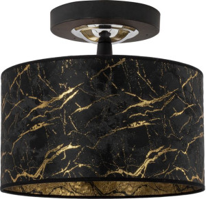Lampa Sufitowa Ombre 1P Plafon Glamour Złoty