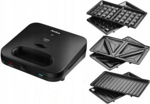 Amica Smk4011 Opiekacz Gofrownica Grill Panini 3w1