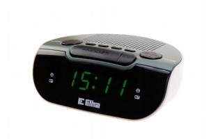 Radiobudzik Zebu 06pll Srebrny Eltra