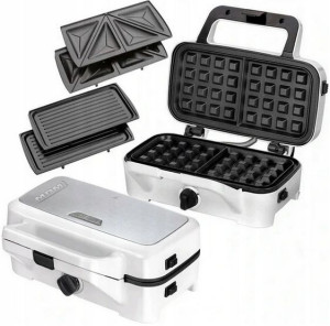 Opiekacz Gofrownica Grill 3w1 Mpm Mop-33 1200w