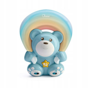Chicco Miś z projektorem Niebieski Rainbow Sky