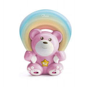 Chicco Miś z projektorem Różowy Rainbow Sky