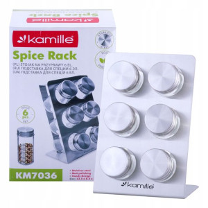 Stojak Na Przyprawy 7036 6 Elementów Kamille