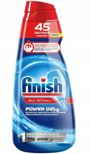 Finish All-in-1 MAX Żel do Zmywarki 900ml 45 myć